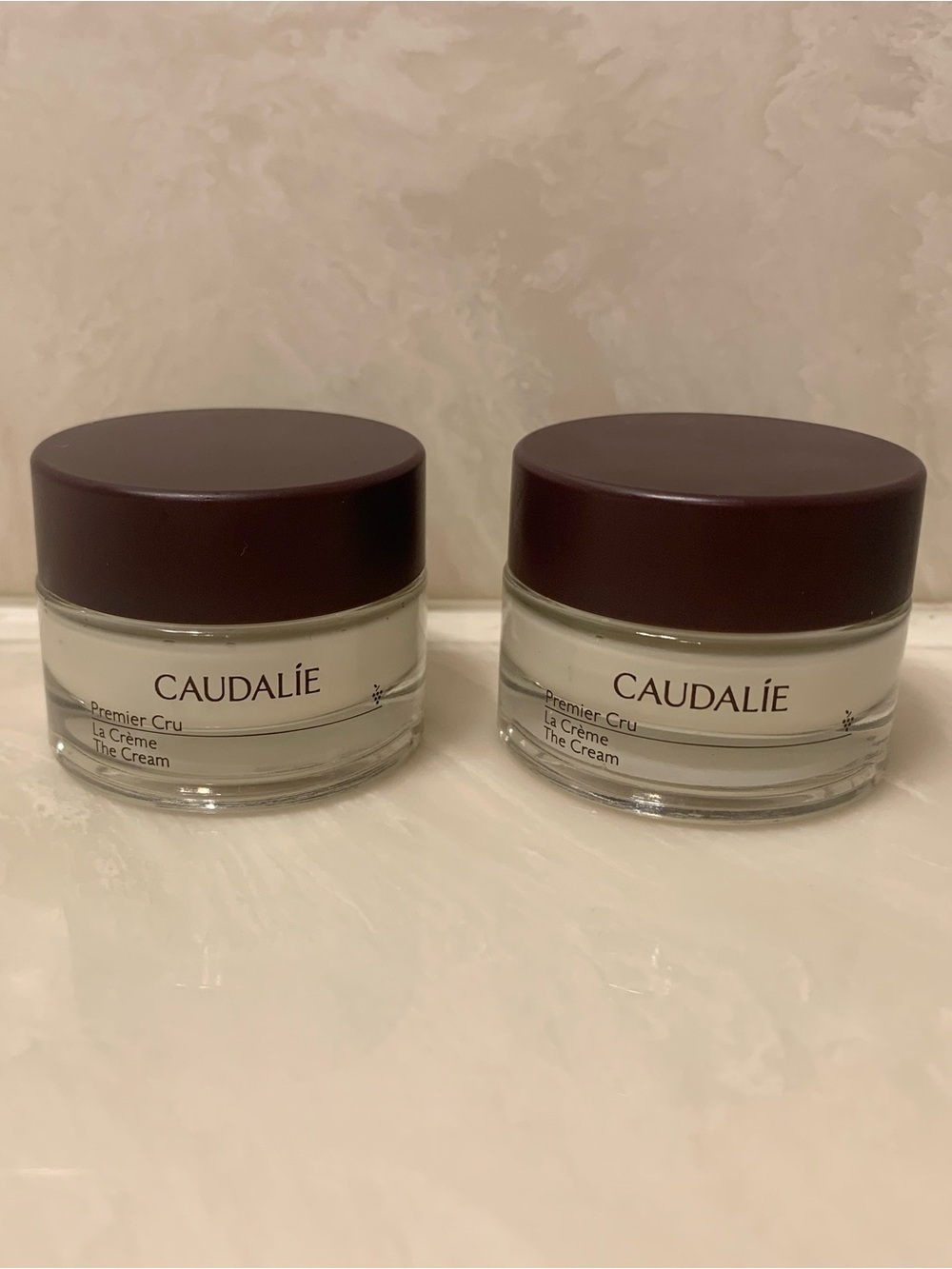 NWT! Caudalie Premier Cru The Cream 2x 0.5 oz jars